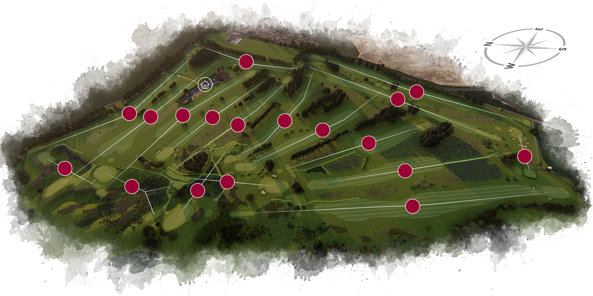 Freestone Golf Course Map Course